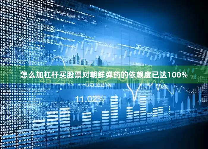 怎么加杠杆买股票对朝鲜弹药的依赖度已达100%